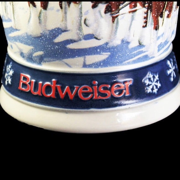 1995 Budweiser - “Lighting The Way Home” Holiday Stein - Picture 13 of 16